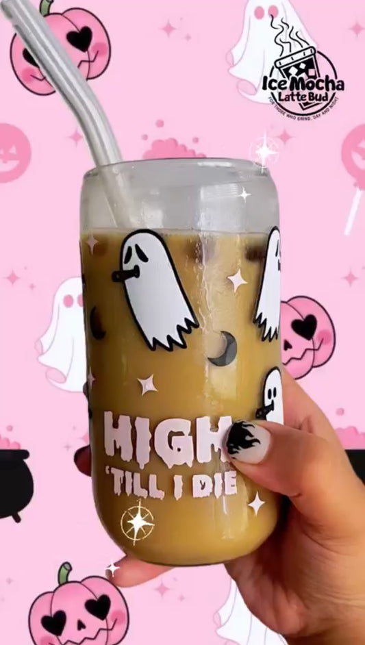High till I D!e Glass Cup