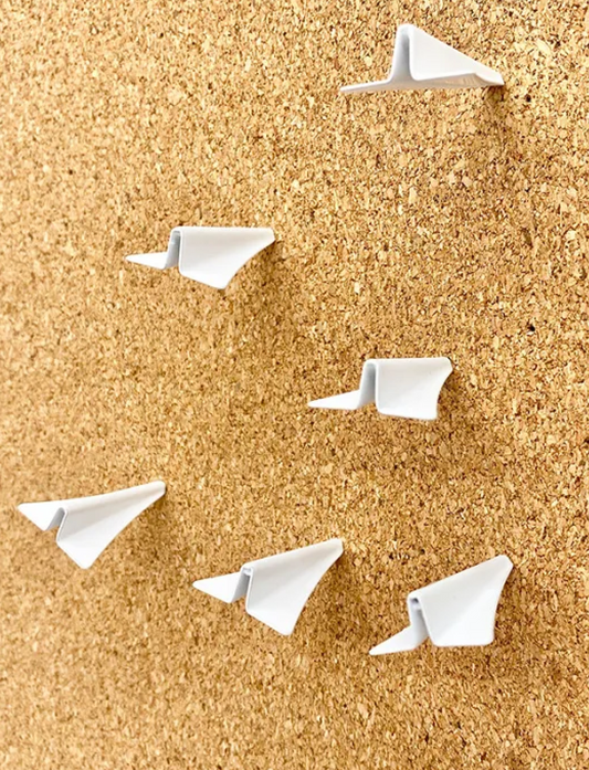 Paper Airplane pushpins