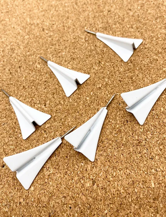 Paper Airplane pushpins