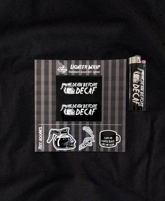 Death Before Decaf Lighter Wrap